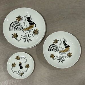 Royal China Good Morning Rooster Dishes